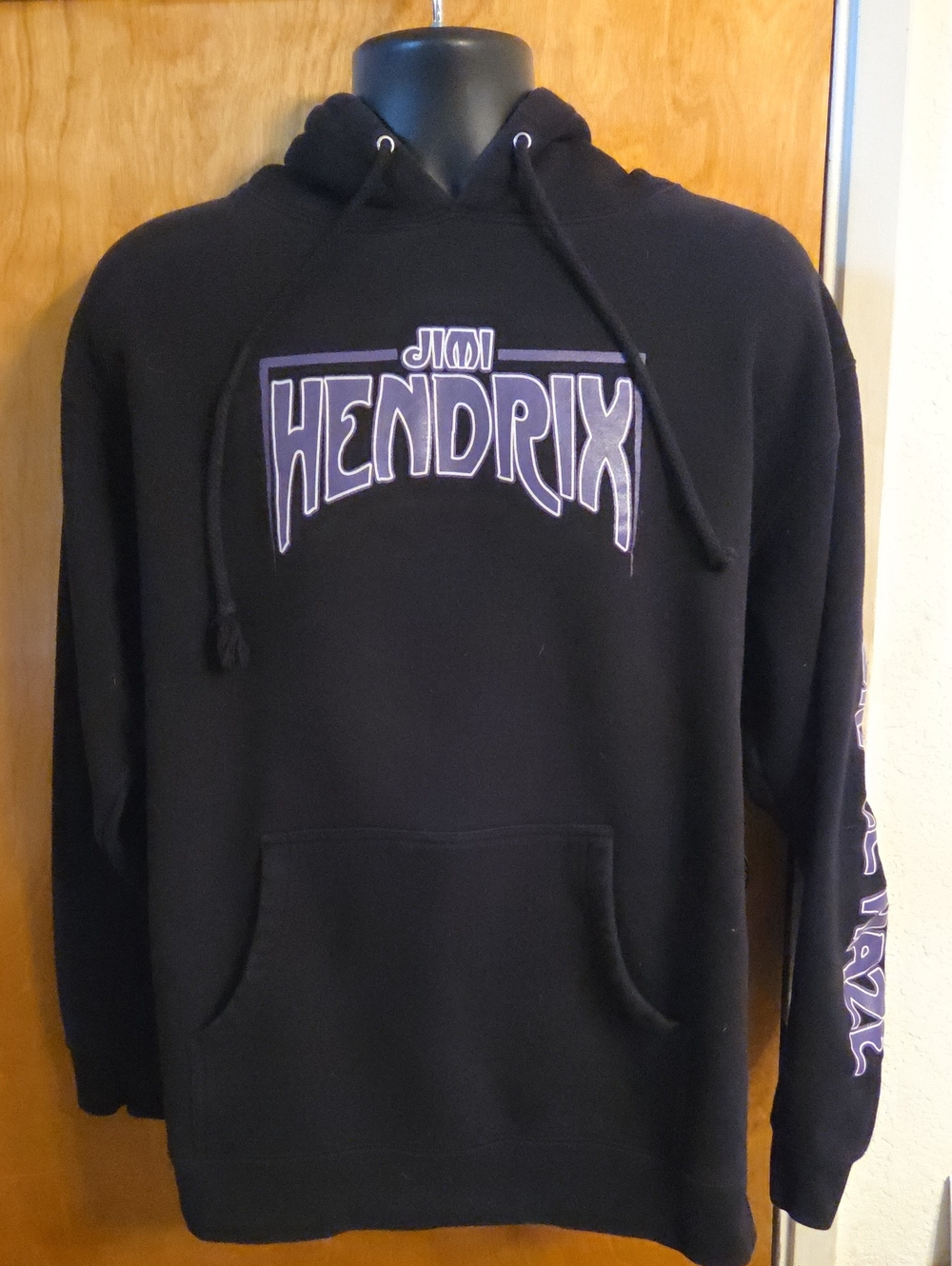 AUTHENTIC HENDRIX JIMI HENDRIX PURPLE HAZE PULLOVER HOODY UNISEX ADULT LARGE